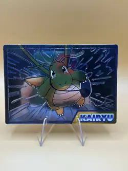 1999 Pokemon Meiji Promo Embossed Kairyu Dragonite Japanese Near Mint - Image 1
