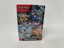 Pokemon TCG Stellar Crown Booster Bundle Includes 6 x Booster Packs - New Sealed - Image 1