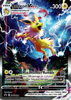 Pokemon PTCG Chinese Sword & Shield Jolteon Vmax CSHC 009/009 HOLO MINT - Image 1