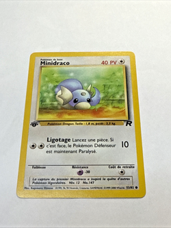 Pokemon Card - Dratini Minidraco Team Rocket French 53/82 1st Edition - Image 1