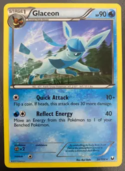 Glaceon 30/108 Rare Dark Explorers Set | NM | Pokemon Trading Card TCG - Image 1