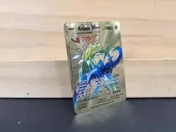 Pokemon 10000point Metal Cards TCG Arceus VMAX Golden Pokemon Gifts For Kids.New - Image 4
