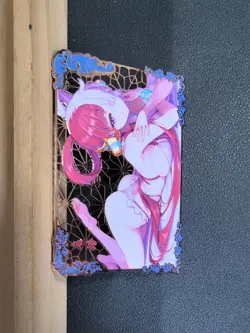 One Piece Waifu Collection - Metal Gold Plate Die Cut UTA Sexy Waifu Card New - Image 4