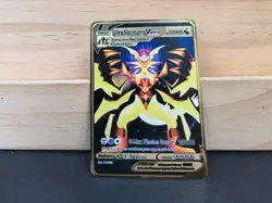 NEW Pokemon 10000point Metal Cards TCG Ultra Necrozma Golden Pokemon Gifts. - Image 3