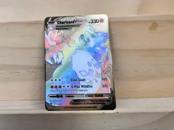 Charizard VMAX Rainbow Gold Metal Pokemon Card Collectible/Gift/Display. - Image 3