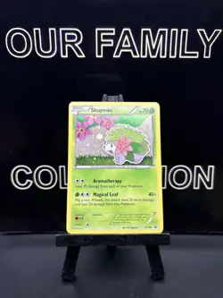 Shaymin XY188 Holo Black Star Promo 2017 Cute Pokemon Card 2017 LP - Image 1