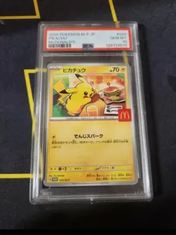 PSA 10 GEM MINT Pikachu 020 McDonalds Promo M-P Japanese Pokemon Card - Image 1