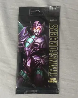 2018 SDCC Exclusive Hasbro Transformers Trading Card Game Packs Rare TCG Foil - Image 1