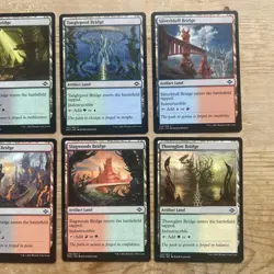 10 x Artifact BRIDGE Lands - 1 Of Each Two Color Lands - Magic MTG - Image 5