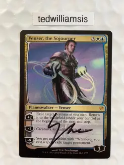 Venser, the Sojourner Duel Decks: Venser vs. Koth Foil Signed by Eric Deschamps - Image 1