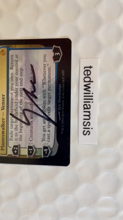 Venser, the Sojourner Duel Decks: Venser vs. Koth Foil Signed by Eric Deschamps - Image 2
