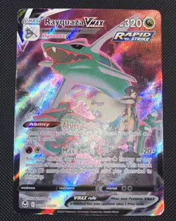 Pokemon Rayquaza VMAX TG20/TG30 Sword & Shield Silver Tempest Trainer Gallery NM - Image 1