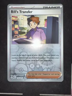 Bill's Transfer 156/165 Reverse Holo Near Ming Scarlet & Violet 151 Pokemom TCG - Image 1