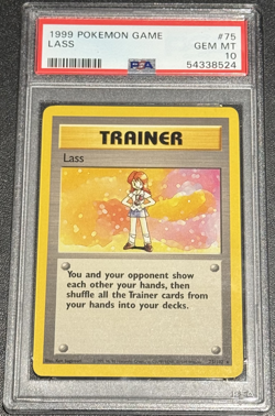 1999 Pokemon Game #75 Pokemon Lass PSA 10 - Image 1
