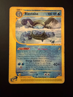 (2) Carta Pokemon Blastoise 37/165 Set Expedition Inglese RARA NON HOLO E Series - Image 1