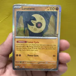 Mega Evolution Lunatone Prerelease Build and Battle Deck Sealed Pokemon TCG - Image 1