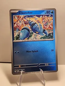 Clauncher 037/132 Me01: Mega Evolution Reverse Holo Pokemon NM TCG - Image 1