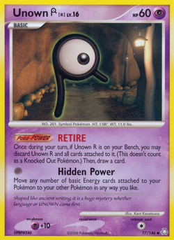 Unown [R] 77/146 Uncommon | Legends Awakened | Pokemon Card - Image 1