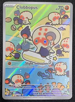 Clobbopus Illustration Rare 6/7 MINT Surging Sparks Pokemon Card 207/191 - Image 1