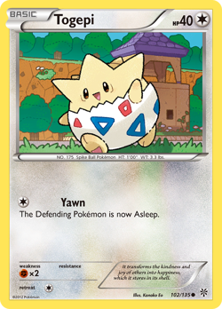 Togepi 102/135 Common | Plasma Storm | Pokemon Card - Image 1