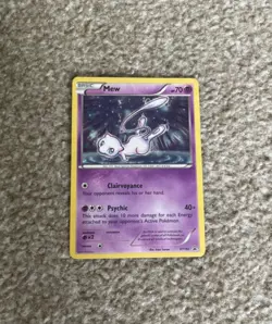Mew XY192 X & Y Cosmos Holo Ultra Rare Black Star Promo Pokemon Card - Image 1