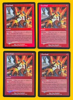 MTG OVERLOAD (Foil) (x4) Invasion (OldManMTG 011-757) - Image 1
