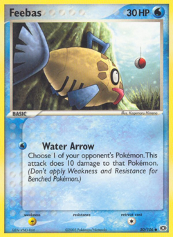 Feebas 50/106 Common | Emerald | Pokemon Card - Image 1