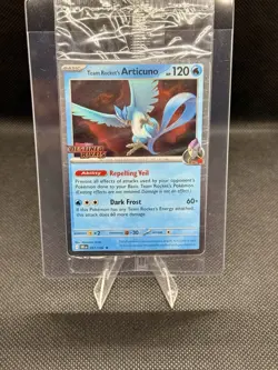 *SEALED* Team Rocket's Articuno 051/182 Pokemon Destined Rivals Stamped Promo - Image 1