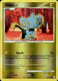 Shinx 98/130 Reverse Holo | Diamond & Pearl | Pokemon Card - Image 1