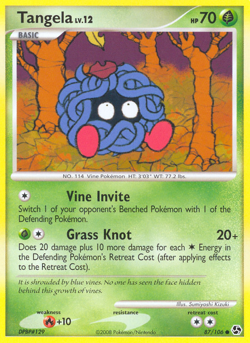 Tangela 87/106 Common | Great Encounters | Pokemon Card - Image 1