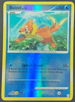 Buizel 72/130 Reverse Holo | Diamond & Pearl | Pokemon Card - Image 1