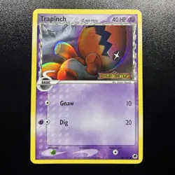 2006 Pokemon Trapinch δ Delta Species Reverse Holo 68/101 EX Dragon Frontiers - Image 1