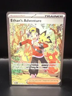 Pokemon TCG Ethan's Adventure 236/182 Special Illustration Sv10: Destined Rivals - Image 1