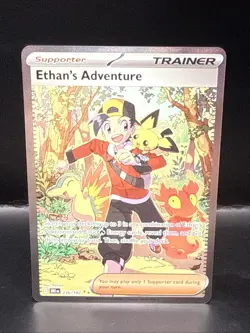 Pokemon TCG Ethan's Adventure 236/182 Special Illustration Sv10: Destined Rivals - Image 2
