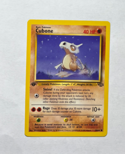 1999 Pokemon Jungle Cubone #050 1st Edition - Image 1