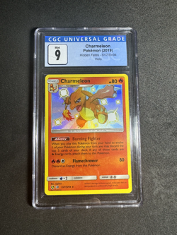 Charmeleon Shiny Pokemon TCG Hidden Fates SV7/SV94 Shiny Rare CGC 9 Mint - Image 1