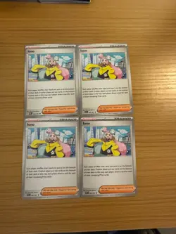 4x Iono 080/091 x4 - Paldean Fates - Pokemon TCG - Playset - Image 1