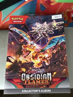 Pokemon TCG S&V Obsidian Flames Collectors Kit Album & Poster (no pack) - Image 1