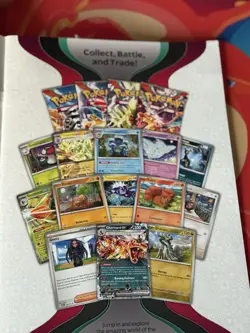 Pokemon TCG S&V Obsidian Flames Collectors Kit Album & Poster (no pack) - Image 3