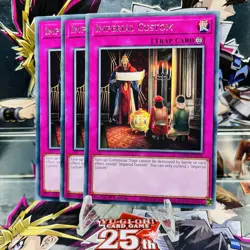 3x Yugioh Playset Imperial Custom VASM-EN058 Rare 1st Ed Near Mint - Image 1