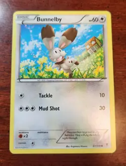 Bunnelby Pokemon Card, Phantom Forces Set 87/119 - Image 1