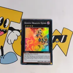Queen Dragun Djinn GAOV-EN049 Super Rare 1st Edition YuGiOh Card NM - Image 1