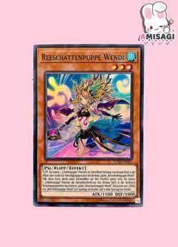 Yu-Gi-Oh! Karte - Reeschattenpuppe Wendi SDSH-DE002 Trading Card TCG Deutsch - Image 1