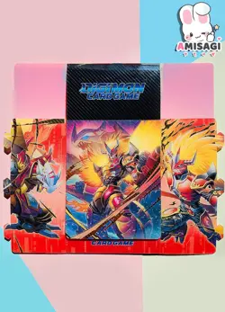 Digimon Card Game - Card Case Agunimon Original Bandai Anime Manga - Image 1