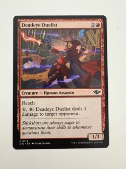 Deadeye Duelist MTG Magic the Gathering Card NM Near Mint OTJ - Image 1