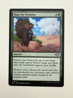 Map the Frontier MTG Magic the Gathering Card NM Near Mint OTJ - Image 1