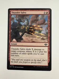 Thunder Salvo MTG Magic the Gathering Card NM Near Mint OTJ - Image 1