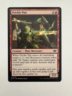 Prickly Pair MTG Magic the Gathering Card NM Near Mint OTJ - Image 1