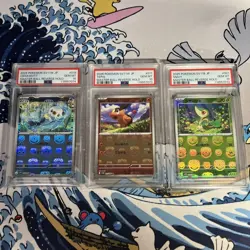 PSA10 Snivy Tepig Oshawott Master Ball Pokemon Card Japanese - Image 1