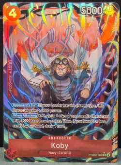 Koby PRB-02 PRB02-001 Alternate Art The Best Vol 2 One Piece Near Mint Card NM - Image 1